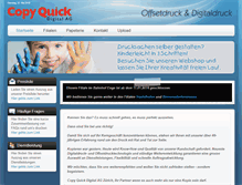 Tablet Screenshot of copy-quick.ch